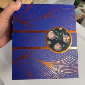 Rose gold disco ball ornaments (set of 8)